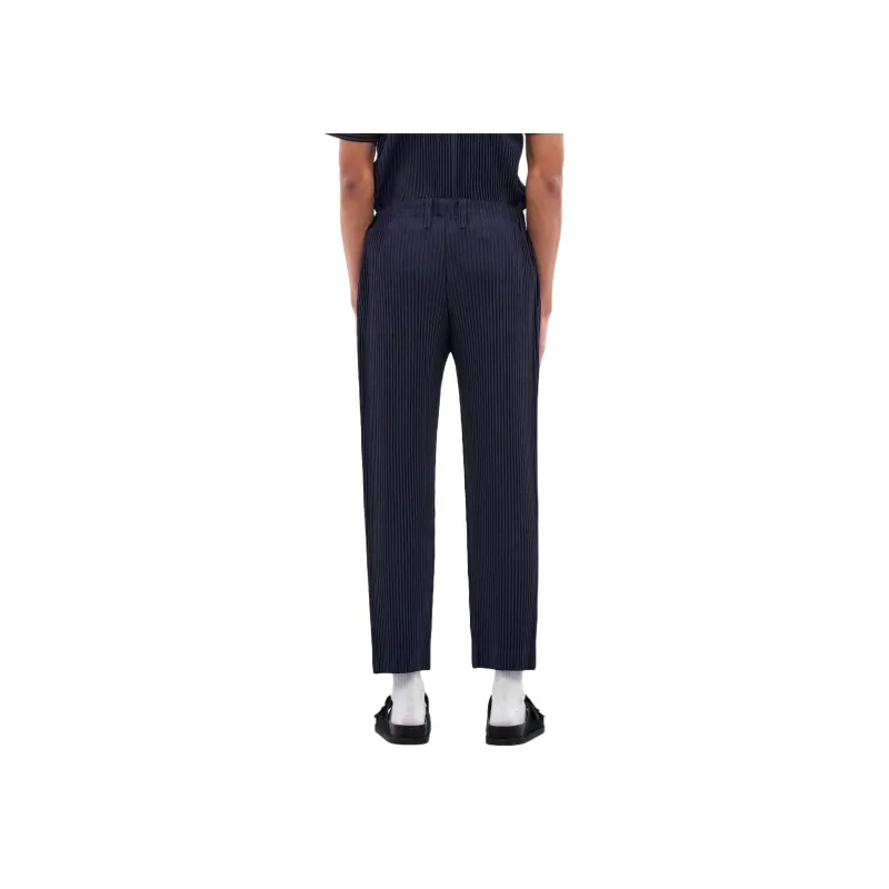 Homme Plissé ISSEY MIYAKE Elasticated Waistband Pleated Trousers-3