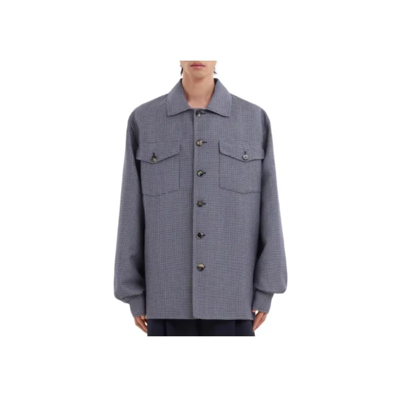 MARNI With Cropped Hem Organic Poplin Shirt-1
