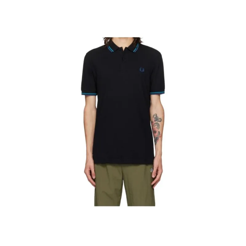FRED PERRY Polo Shirt Men's Black-3