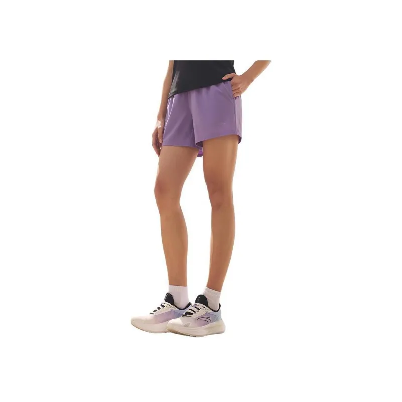 Anta Running Collection Casual Shorts Women's Chestnut Purple-2