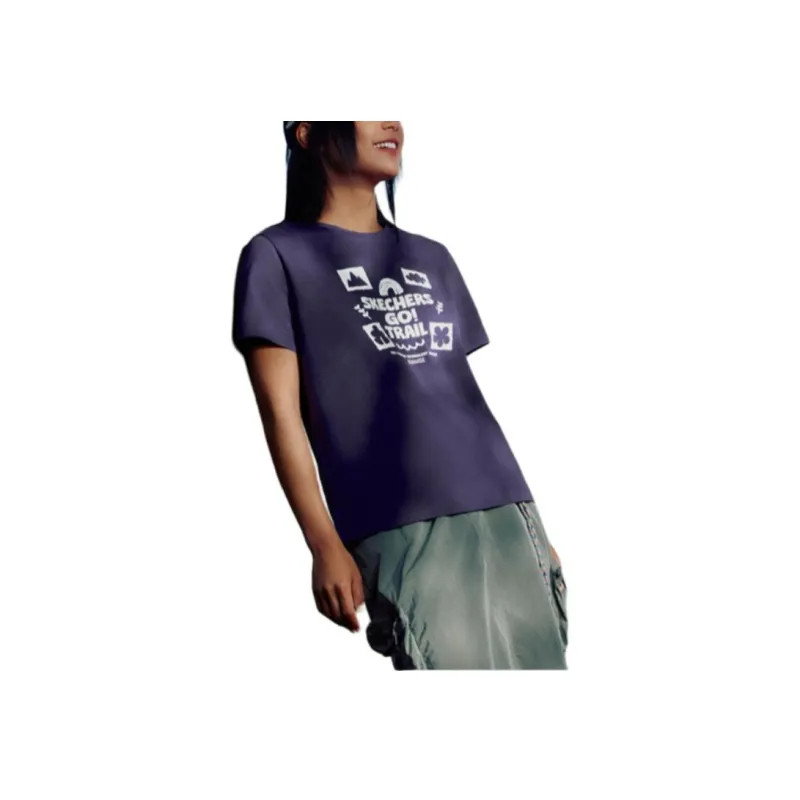 Skechers Wilderness Outdoor Collection Sorona T Shirt Women's Gothic Purple-3