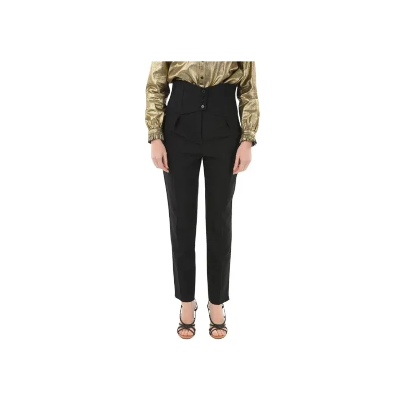 SAINT LAURENT Casual Pants Women's Black-0