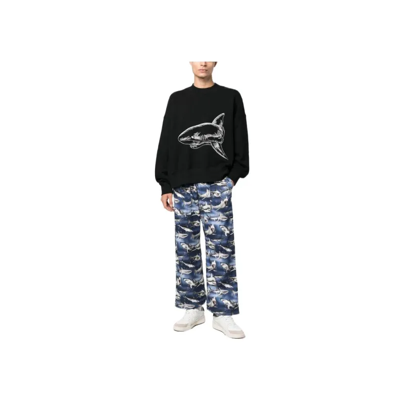 PALM ANGELS Split Shark Sweatshirt-1