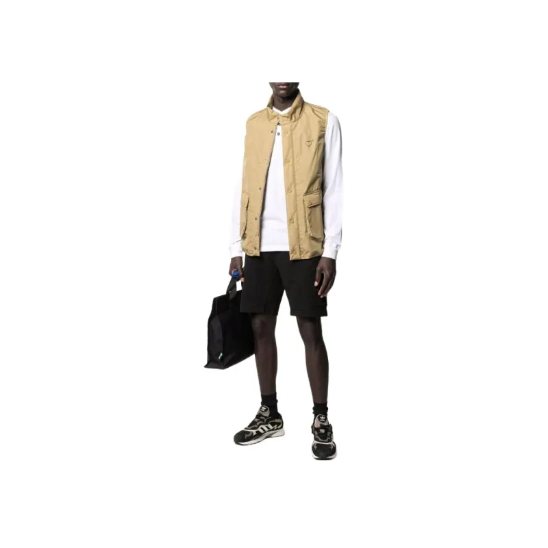 STONE ISLAND Compass patch Cotton Shorts-1