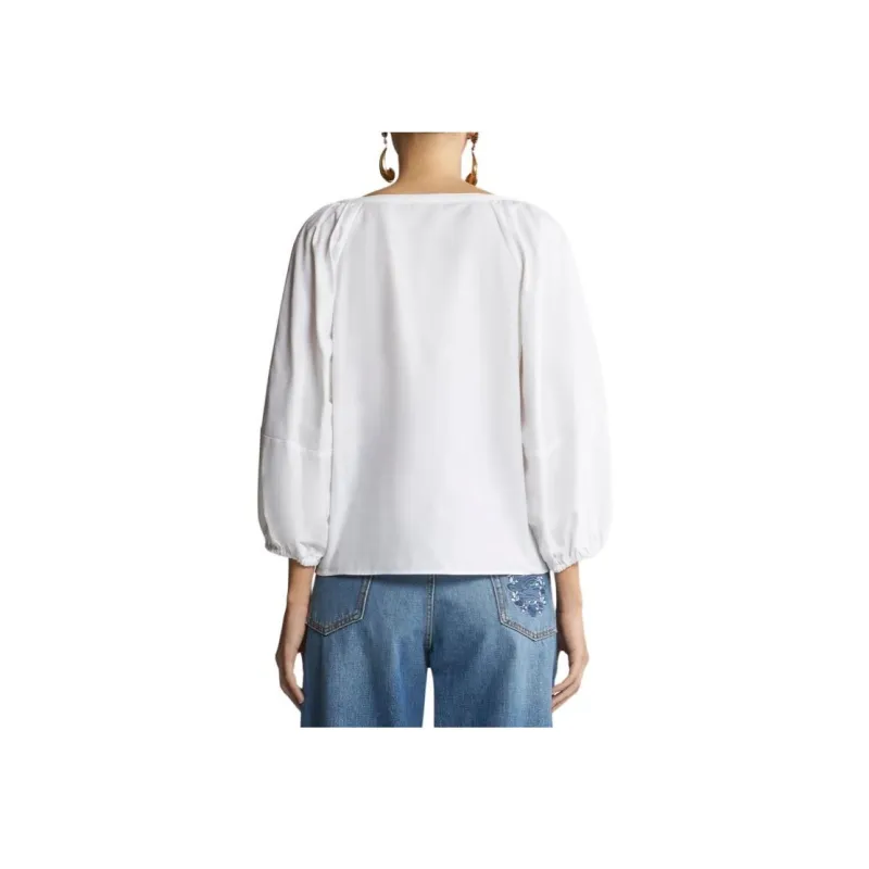 ETRO Blouse With Embroidery Shirt Women's White-4