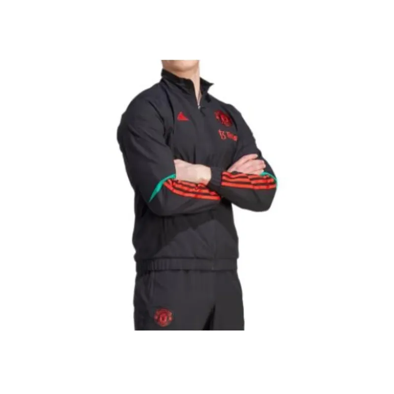 Adidas Manchester United Tiro 23 Presentation Soccer Jersey Unisex Black-3