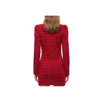 Self portrait Long Sleeved Dresses Women's Red