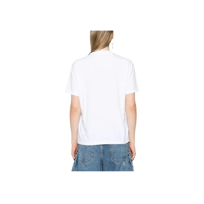 OFF WHITE Logo print Cotton T shirt-1