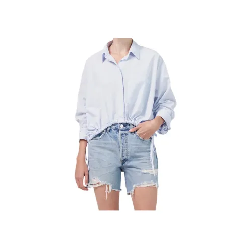 시티즌 오브 휴머니티 블루 여성 셔츠
