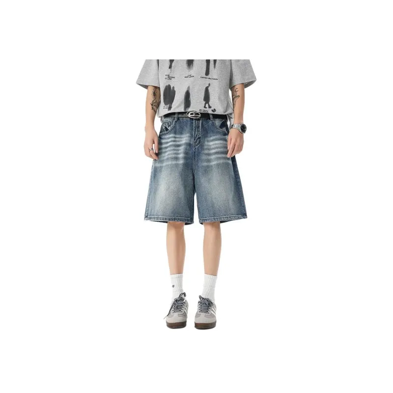 JASONWOOD Cowboy On The Run Denim Shorts Unisex-4