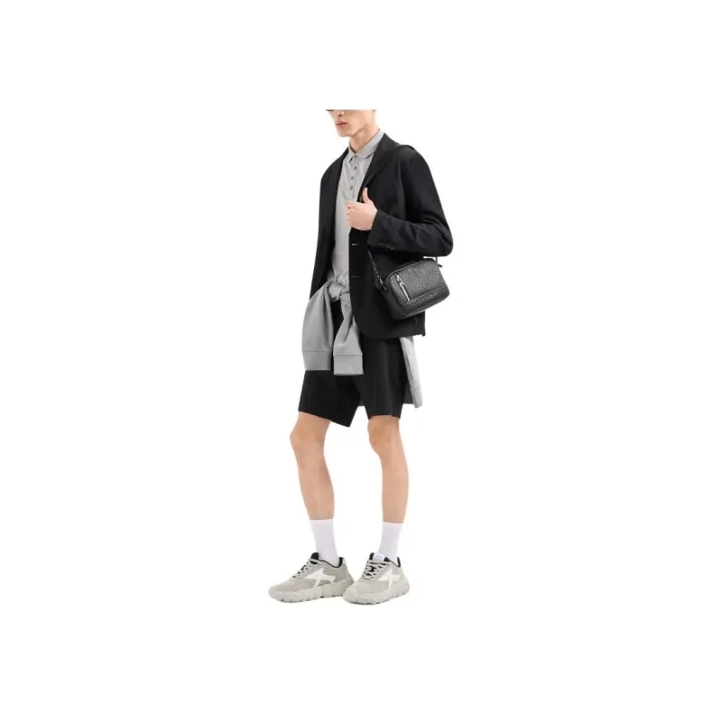 ARMANI EXCHANGE SS24 Casual Shorts Men's Black-3
