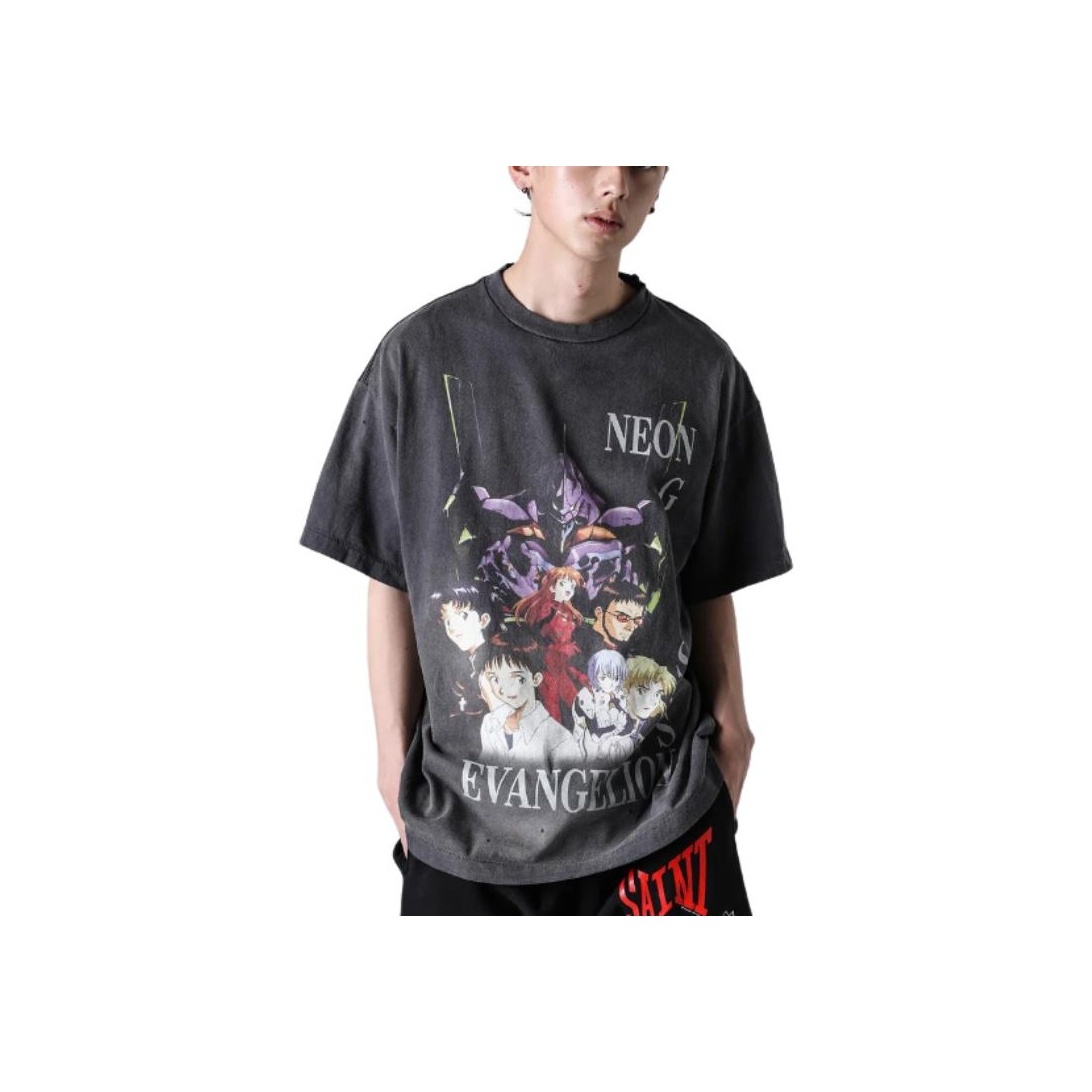 SAINT Mxxxxxx Evangelion Neon Genesis Tee L - POIZON