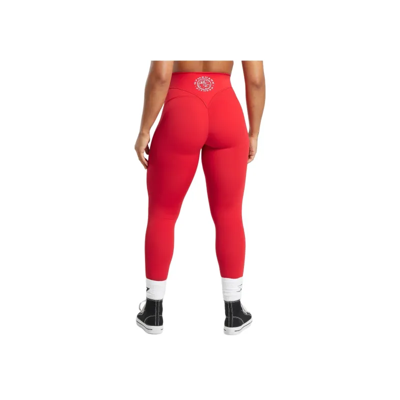 GYMSHARK LEGACY Leggings Women's Jamz Red-1