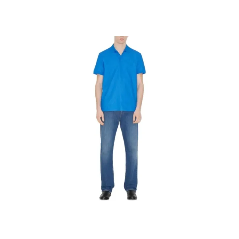 Burberry SS23 Polo Shirt Men's Blue-6