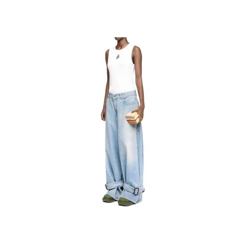 JW Anderson Anchor embroidered Top-3