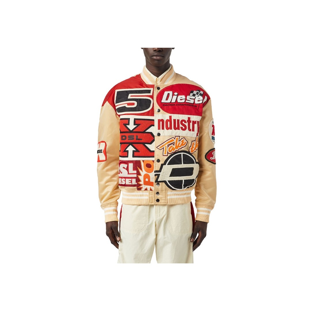 DIESEL Jackets Men Beige - POIZON