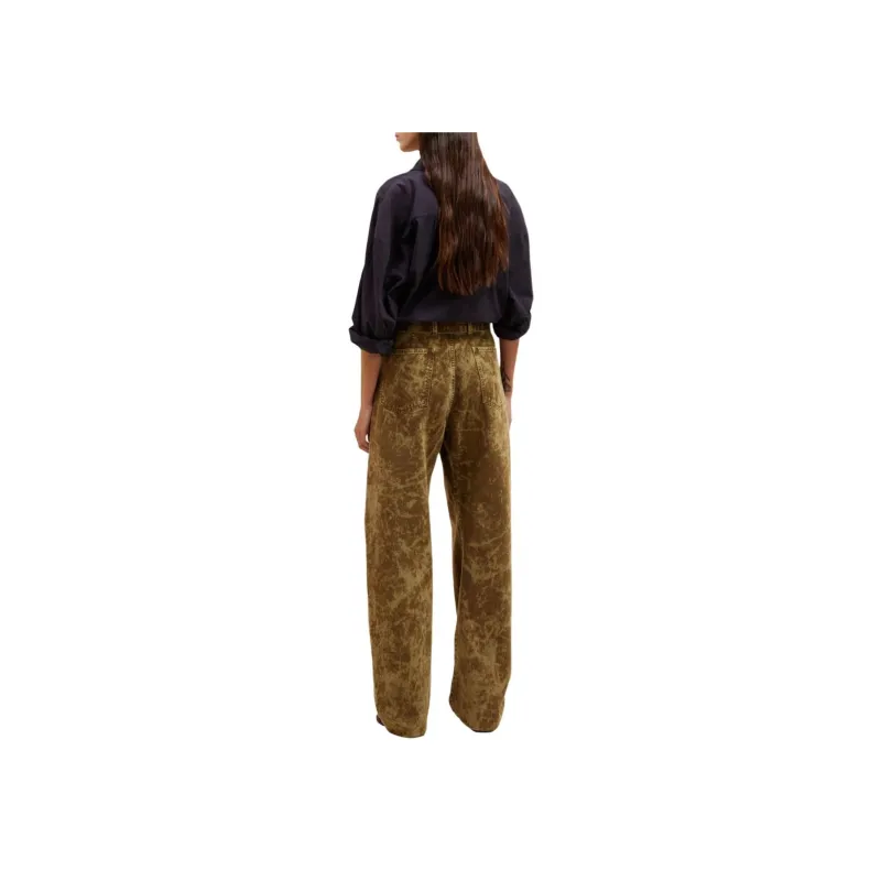Lemaire Twisted Belted Pants 'Acid Snow Bronze'-4