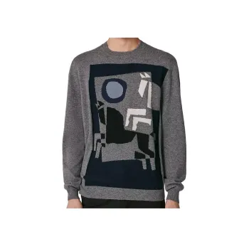 HERMES Knitwear Men Steel Gray