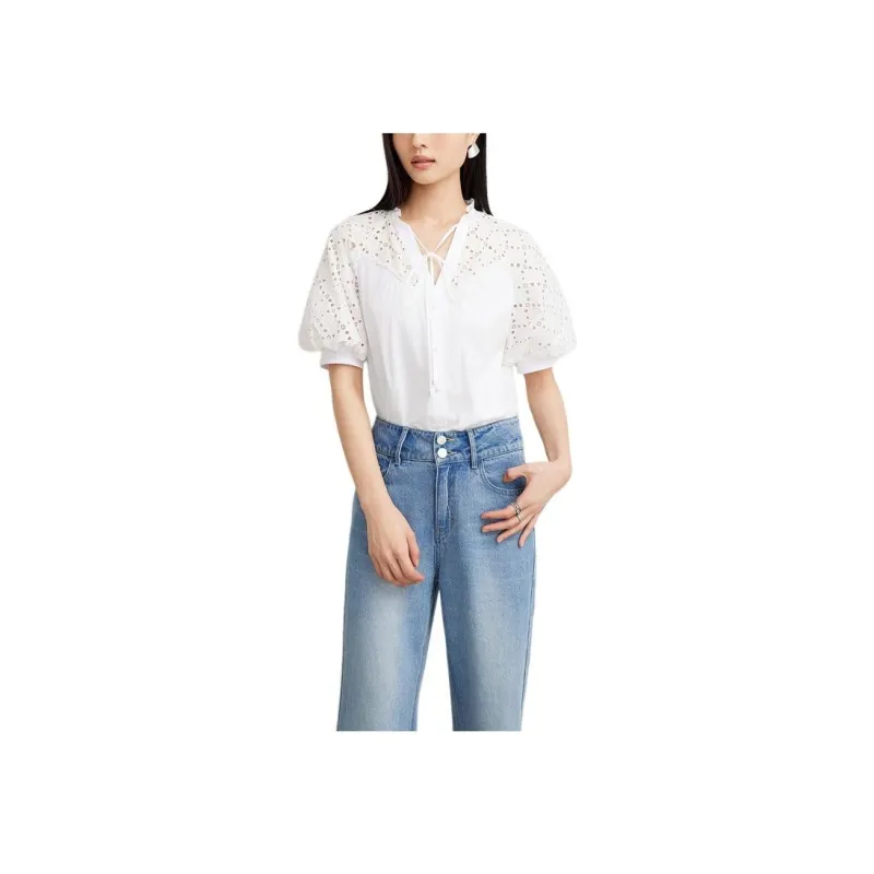 Goodland Shirt Women's Raw White-1
