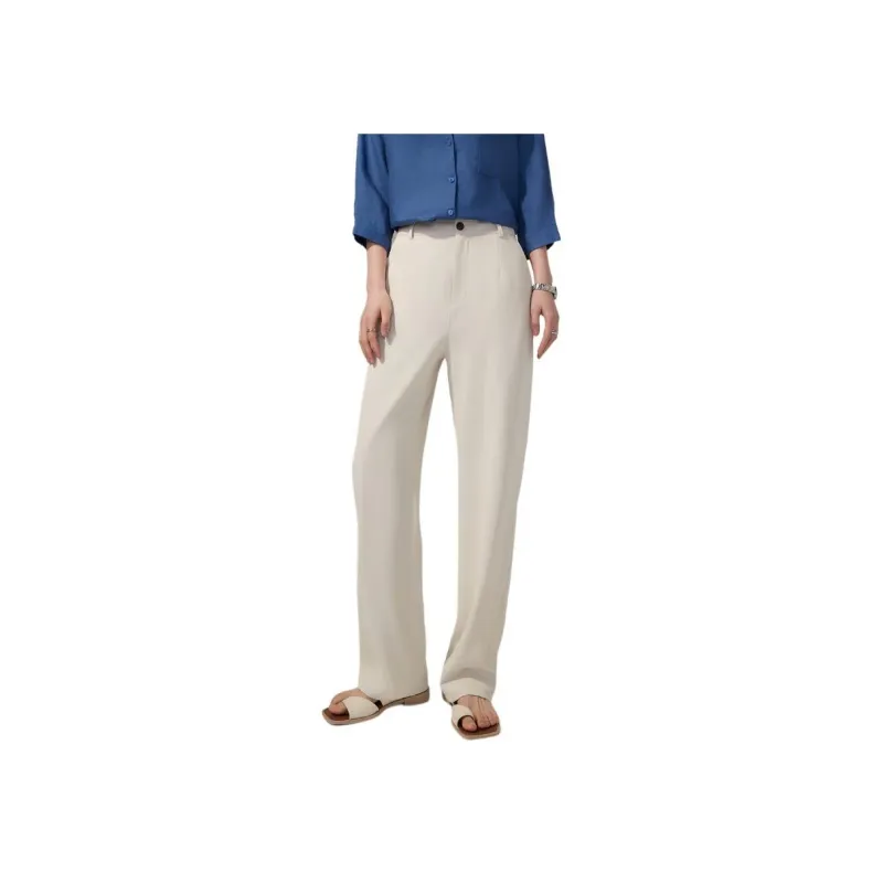 CHUMIAN Casual Pants Women's Black-3