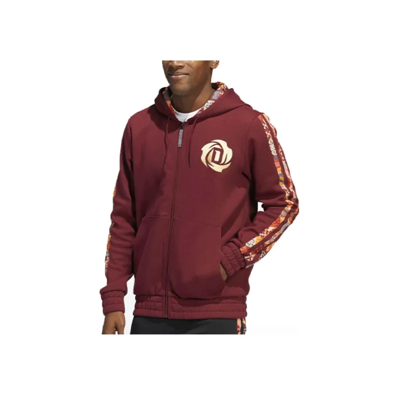 Adidas Jackets Men Brown Red-2