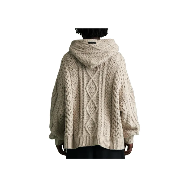Fear Of God Essentials Cable Knit Hoodie-2