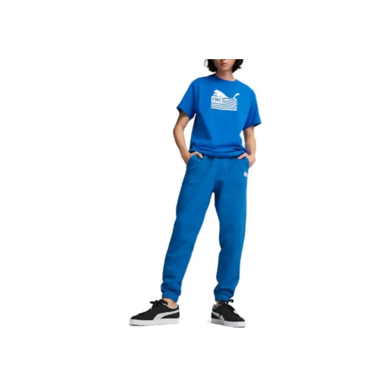 PUMA X TMC Everyday Hussle Knitted Sweatpants Men Blue-2