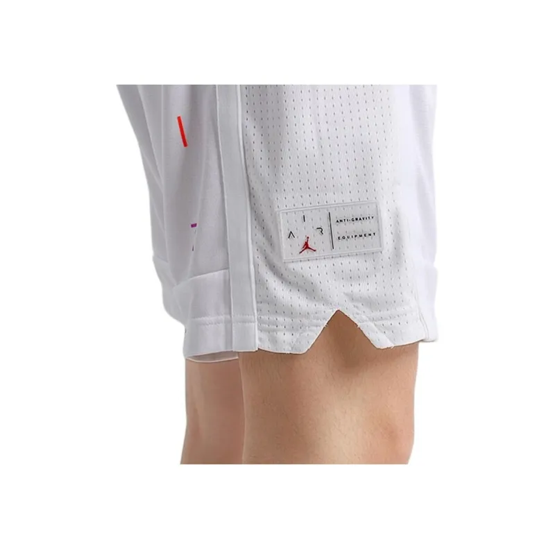 Jordan Basketball Shorts Men's White-4