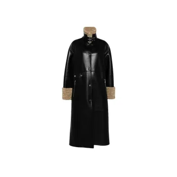 NANUSHKA Liesel Bonded Shearling Coat