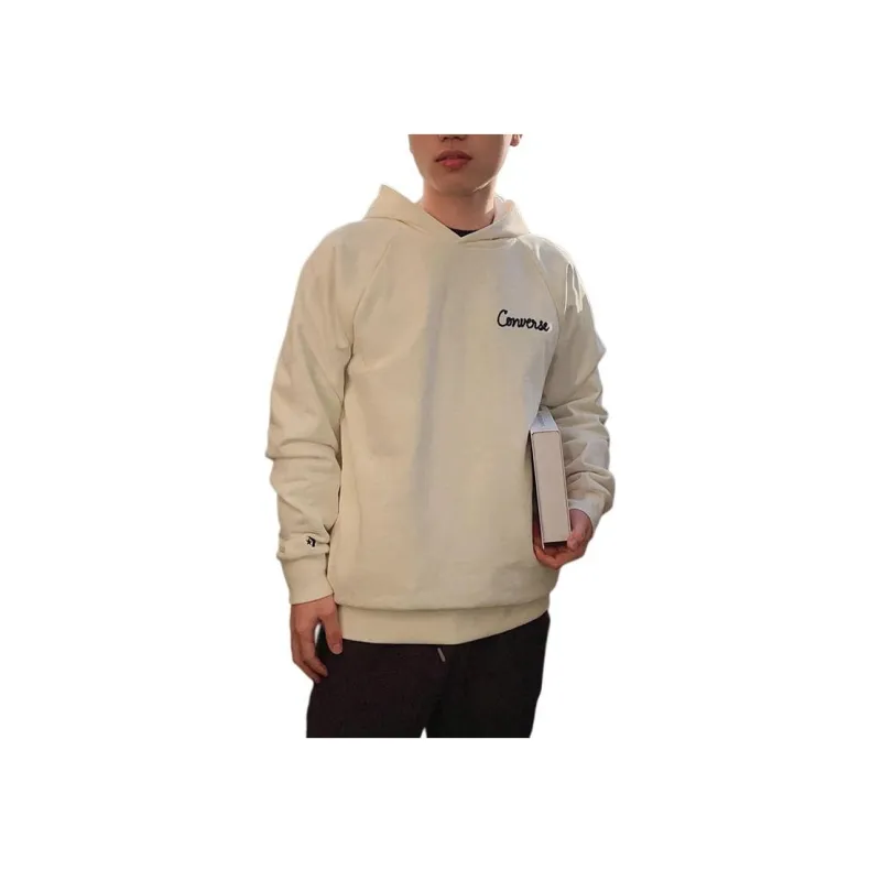 Converse RAGLAN ELEVATED Sweatshirts Men White-3