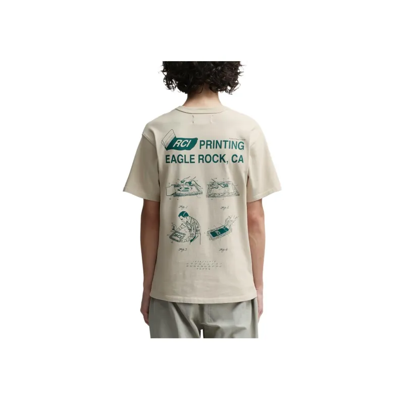 Reese Cooper T Shirt Men's Beige-2