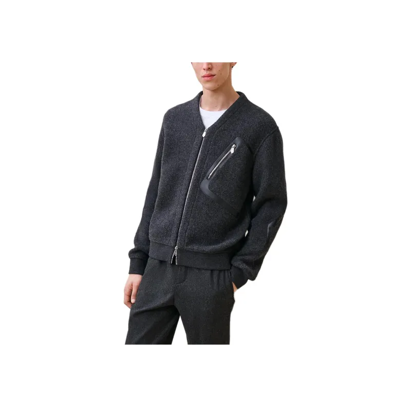 HERMES Jackets Coats Men's Black-0
