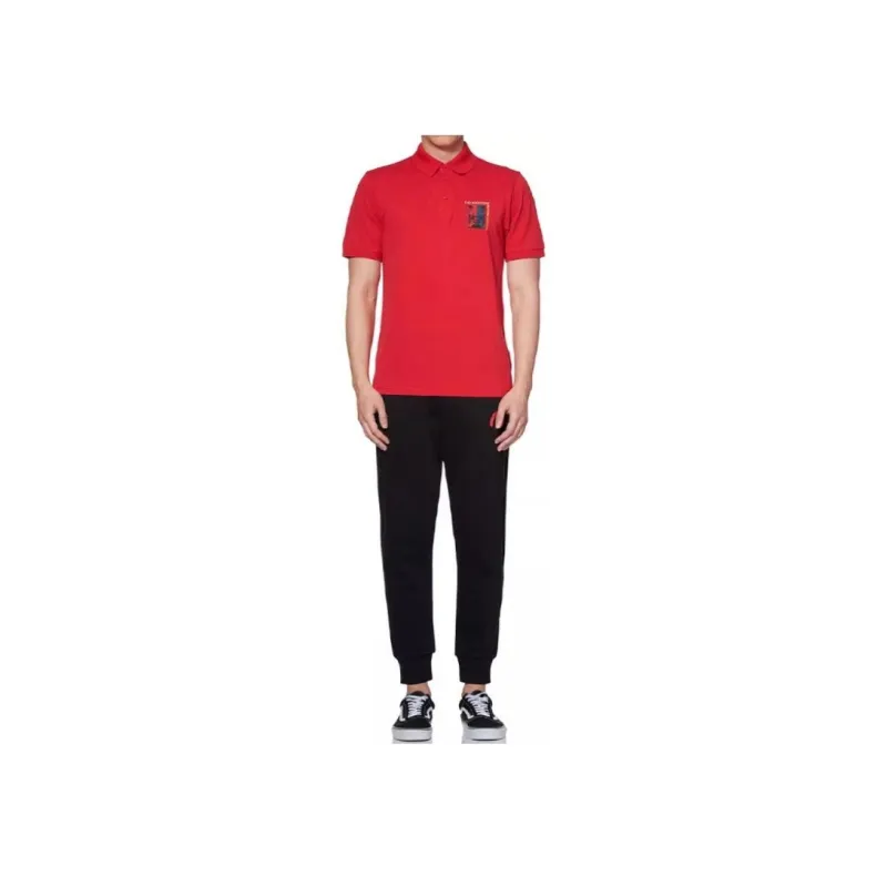 EVISU Polo Shirts Men Red-2