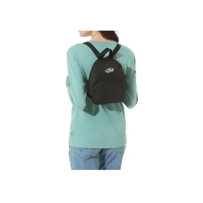 Vans Nylon Fabric Backpack Small Size Unisex Black-2