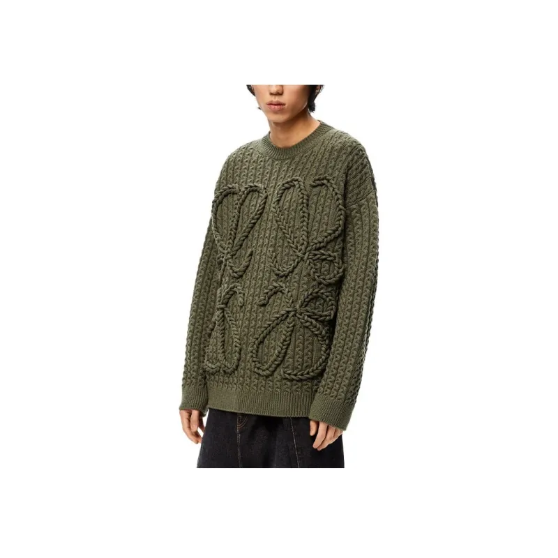 LOEWE Sweaters Men Green-2
