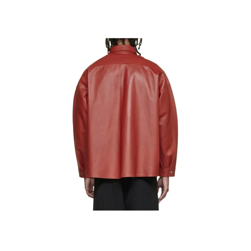 MARNI Shirts Men Brown Red-1