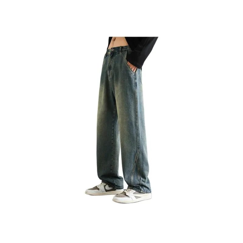 Tonlion Jeans Unisex Vintage Blue-2