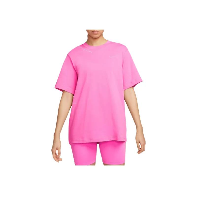 Nike T Shirts Women's Pink-0