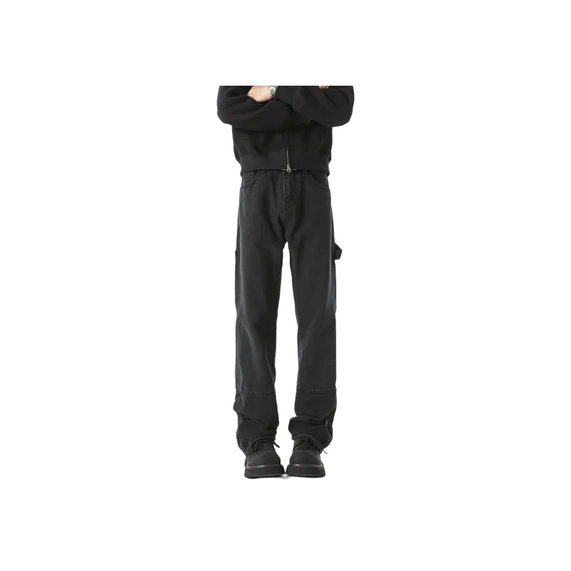 SCRM Jeans Unisex Black Gray Color-0
