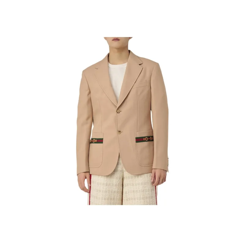 GUCCI Notched-lapel Single-breasted Blazer-1