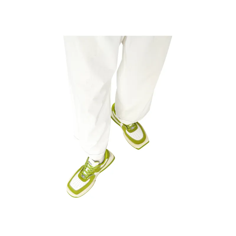CHOCO CONCERT Slip Resistant Balance Height Increasing Low Top Stylish Skateboarding Shoes Unisex Fruit Green-8