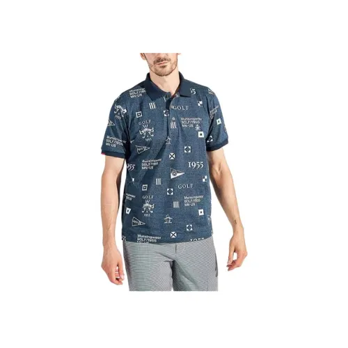 MUNSINGWEAR 마린 블루 여성 폴로 셔츠