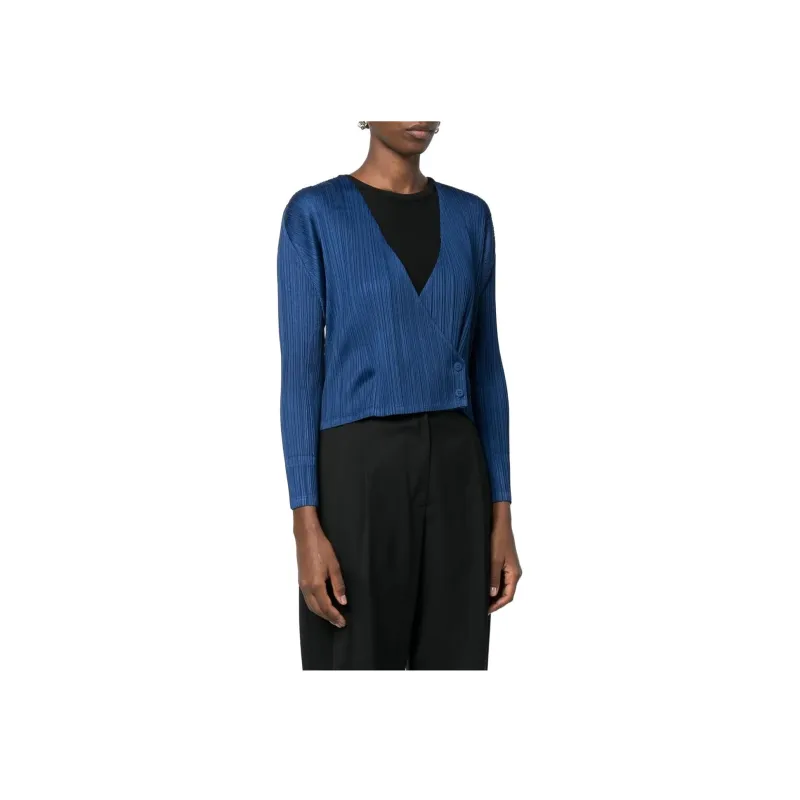 PLEATS PLEASE ISSEY MIYAKE Jackets Women's Blue-1