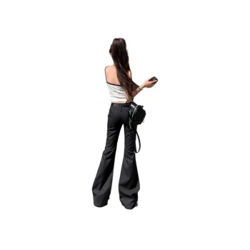Rose Casual Pants Women's Black