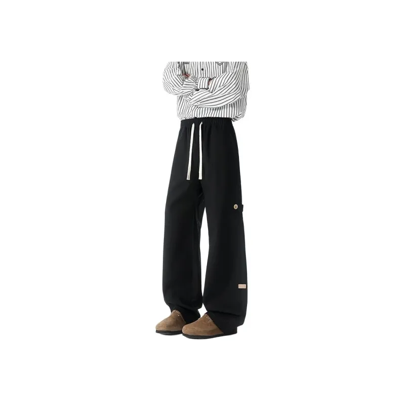 HCHUICHENG Casual Pants Unisex Green-0