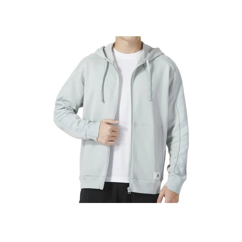 Adidas Jackets Men Gray Green-2