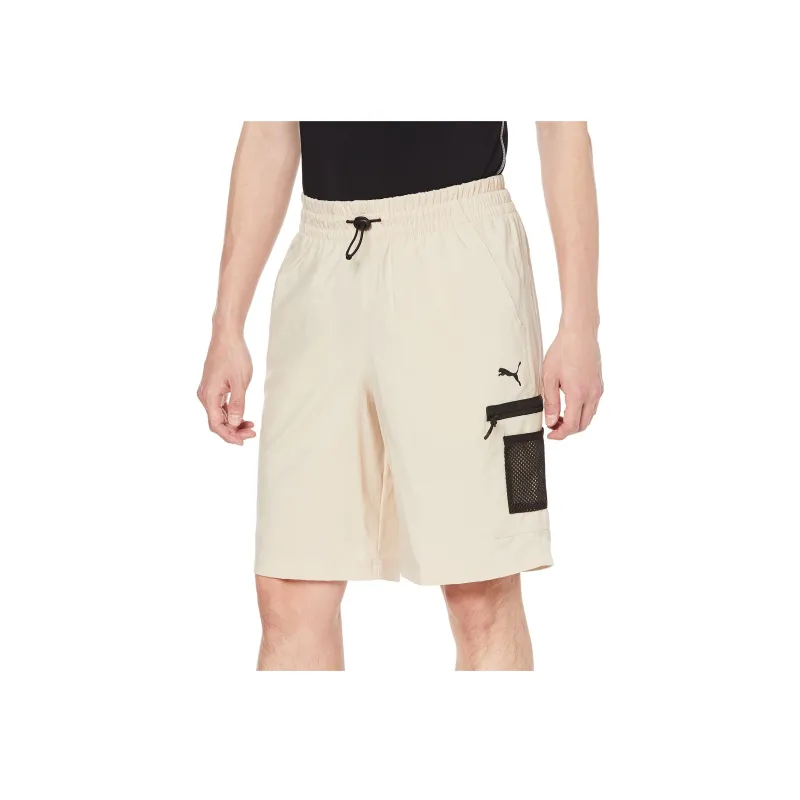 PUMA HOOPS X GREMLINS Casual Shorts Men Khaki-4