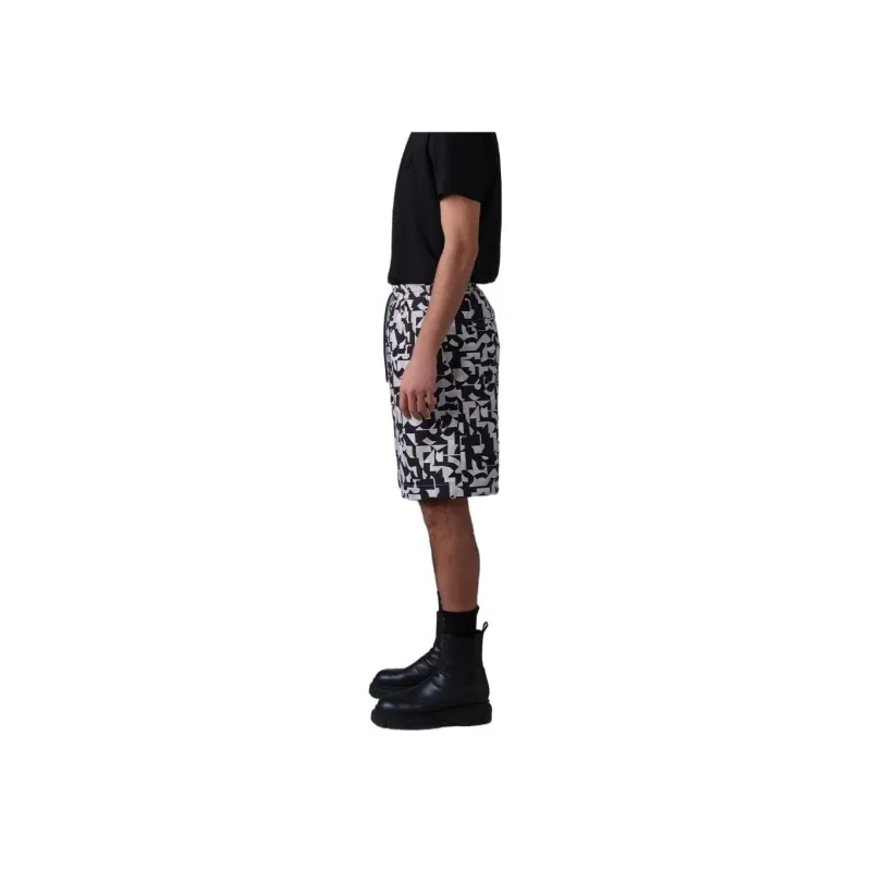 MACKAGE DANTE Casual Shorts Men's Black Print-3