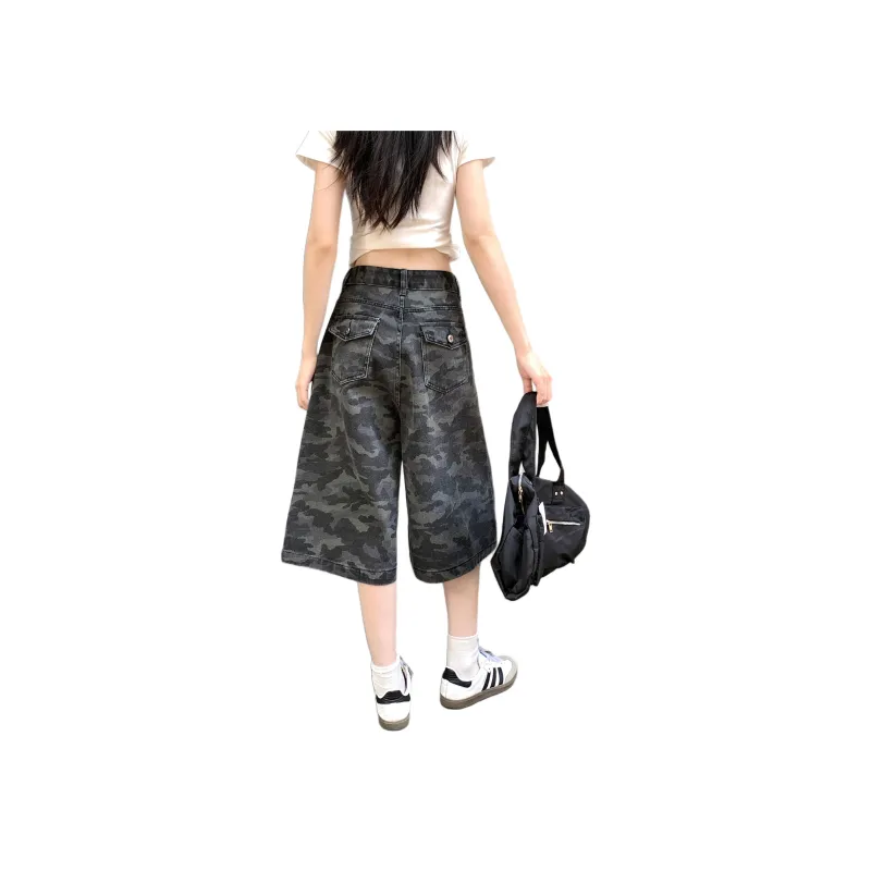 Mu Xiao Xin Denim Shorts Women's-1