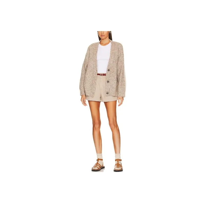 FREE PEOPLE Casual Shorts Women's Apricot-3